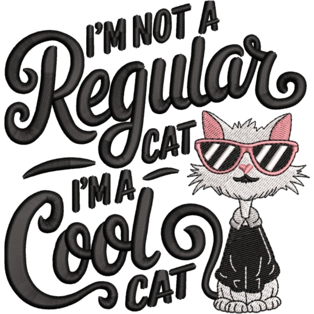 Cool Cat with Sunglasses